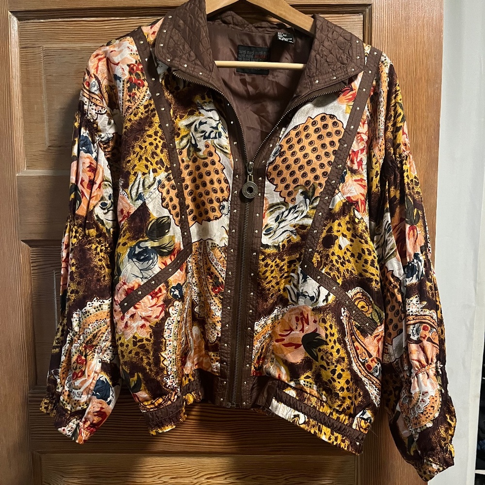 Vintage silk mureli jacket / Size S